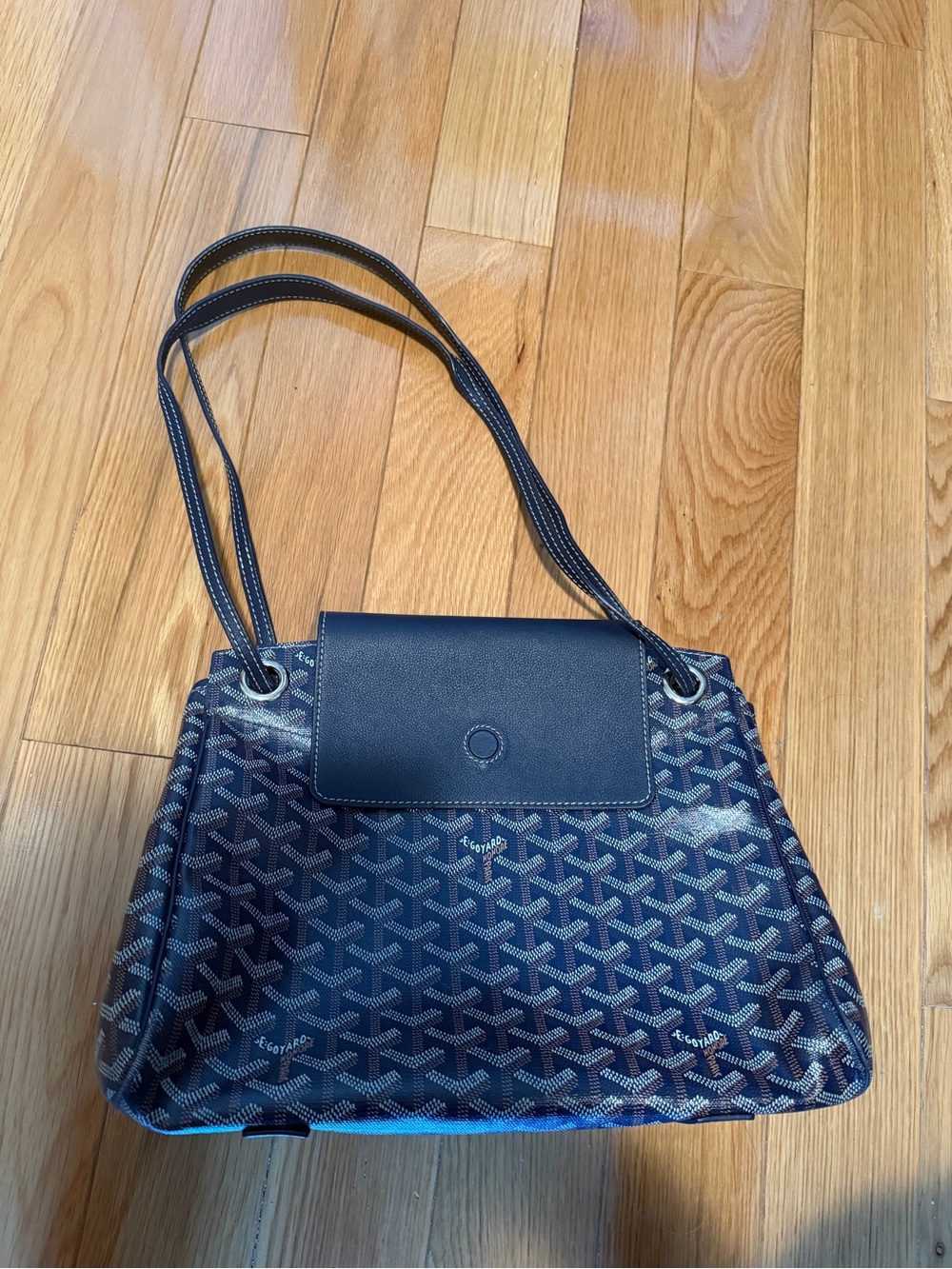 Goyard PM Rouette bag in navy